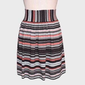 Sparrow for Anthropologie Lima Lines Sweater Knit Skirt